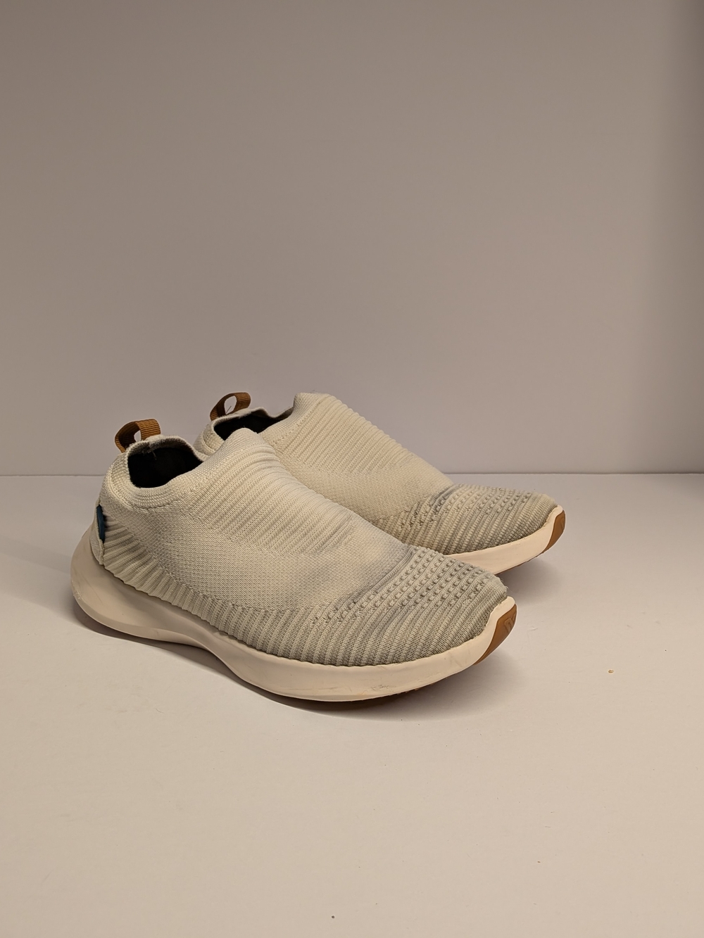 Vessi Everyday Move Slip-On Sneakers Women’s Size 8.5 Waterproof Knit White